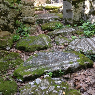 Broken mosaic, Olympos